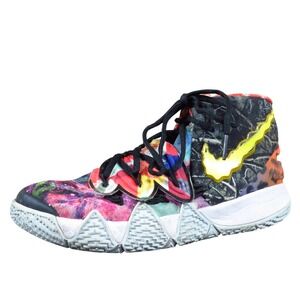 Nike Kybrid S2 Pineapple Kids Size 5 Multicolor Synthetic Basketball Sneakers